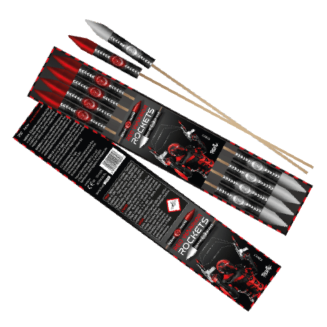 csp323 red warrior rockets fireworks pyromaniax