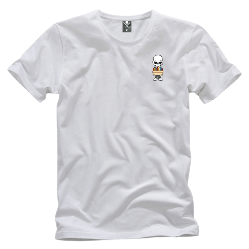 white tshirt maniax rocket pyromaniax