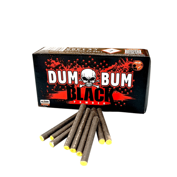 K0203BP DUMBUM BLACK PIRAT FIRECRACKERS BANGERS PYROMANIAX